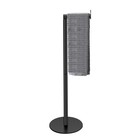 Toilet Free Standing Paper Roll Holder Stand With Reserve Stainless Steel 24inch
