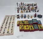 Vintage Marx Disneykins Complete Set 34 Hand Painted Figures 11 Boxes Playworn
