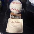 Willie Mays Signed Official Mlb Baseball With Guaranteed Coa Anaconda      Ship