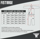 Fistrage Jiu Jitsu Gi Patch Bjj Brazilian Suite For Adult Mma Uniform With Belt