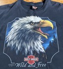 Vtg 3d Emblem Harley Davidson Tshirt Xl 1991