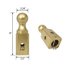 Gooseneck Ball Hitch Turn Over Ball 2-5 16    For B w Trailer Hitches Gnxa2000