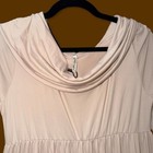 Mother Bee Maternity Women s Long Sleeve Maxi Dress Beige Cowl Neck Nwt