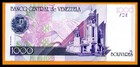 Venezuela Unc Note 1000 Bolivares Bs September 1998 P-79 Banknote Paper Money