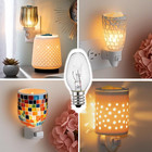 Salt Lamp Bulb - 15 Watt Light Bulbs For Scentsy Wax Warmer c7 120v e12 Long    