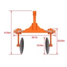 48  Adjustable Disc Bedder Disc Harrow For Cat 1 Tractors Steel 3 Point