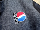 Vintage Pepsi One World Series 1999 Mens Leather Jacket Soda Black Large L