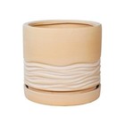 8 Inch Terracotta Planter 3 Pack Flower Pot W  Drainage Saucer Indoor Outdoor Us
