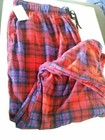  Sonoma Red Blue Plaid Men s Lounge Pants Elastic Waist   pockets   size 3xb New