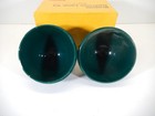Vintage Nos Kodak Model B Green Darkroom Safelight Cup Pair