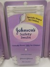 Johnson s Safety Swabs 165 Count  specially Shaped For Children  3x 55 Count Box