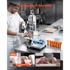 Uimoso Commercial Electric Meat Bandsaw 1100w For Cutting Bones And Frozen Meat