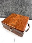 Trav-l-bar Ever-wear Inc Chicago Vintage Travel Bar Set Cups Tray Opener Case