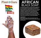 Raw African Black Soap Liquid 100  Pure Organic Natural Ghana Body Wash Shampoo 