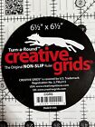 Creative Grids 6 5  Square Quilting Ruler Template Cgr6 Non Slip Turn-a-round