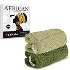 Peakalo Authentic African Net Sponge-2pcs Exfoliating Bath Shower Loofah Sponge 