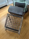 Antique Barber Foot Stool Rest Koken Paidar Cast Barbershop 1900s