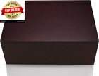 Wooden Storage Box For Home - Large Wood Keepsake Box With Lid