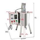 220v 30l Liquid Paste Heating Mixer Jacketed Kettle Stirring Heating Tank