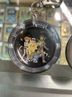 Nintendo Vintage 1998 Pikachu Pokemon Tin Dangle Clip On Keychain Backpack Charm