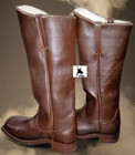 Handmade Brown Cavalry Boots - Sizes 5-15 - Highest Quality - Civil War