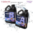 4x 1 Gallon Kit - Crystal Clear Painting Epoxy Resin 1 1 - Diy Art Craft Coating
