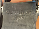 Vintage Waterlung 707 Scuba Diving Snorkeling Fins Flippers  Large Made In Usa