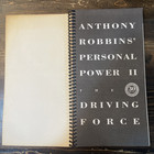 Anthony Robbins Personal Power Ii The Driving Force Journal Only Paperback 1996
