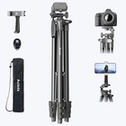 71    Camera Tripod Aluminum Tall Tripod Stand Compatible With Canon Nikon With Wi