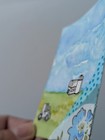 Aceo Original Art Card Drawing Mixed Media Farmland Signed By Artist 