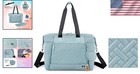 Chic Light Blue Baby Tote Bag With Insulated Pockets   Adjustable Strap