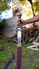 Herugrim Theoden Sword   handmade Steel King Of Rohan Replica With Scabbard Gift