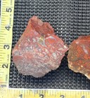 Red Jasper   Red Moss Agate Rough Lot Of 2 - Lapidary  Cabbing  Display