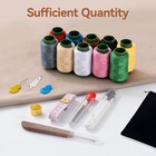 55pcs Sewing Kit Needles Thread Scissors Home Travel Clothing Repair Set