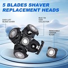 5d Blades Shaver Replacement Heads head Electric Razor Shaving 3 Pack