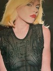 Blondie Debbie Harry Vintage Poster See Through Top Original 1970 s Hot Girl