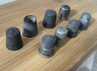 8 Antique Sewing Thimbles Sterling Silver Vintage Thimble Lot Sew Craft 8 Pieces