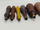 Lot Of 10 Vintage Antique Wood Leather Gunsmithing Woodworking Tool Handles