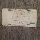 Used Pepsi-cola License Plate Sign Metal Rare Logo vintage