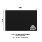 Kydex   Sheet -  12in X 24in  -   060   080   093    125 Thicknesses 