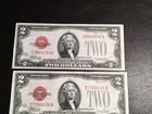 2 00 1928 D-f-g Legal Tender Notes Crisp Choice  Uncirculated No Folds Original