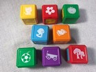 Fisher Price Laugh And Learn Blocks Baby Toys 2   x2   motor Skills Animals Set Of 8
