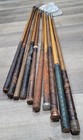 10 Antique Vintage 1920 s Interesting Many Lofts Hickory Wood Shaft Golf Clubs