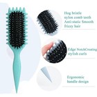 Bounce Curl Define Styling Brush - Frizz Preventing Curling Comb With Smooth Tex