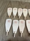 Vtg Christmas Wood Nativity Carousel Windmill Replacement Blades Candle Holders