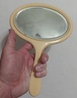 Vintage Ivory Pyralin Vanity Set  Mixed Set Celluloid Vanity Pieces  Mirror