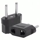 Travel Plug Usa To Europe Power Plug Adapter Germany Spain France Iceland 2 Pcs