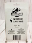 Jurassic World 4 Stacked Pencils 1 Pack Collectible Pencils New Free Shipping