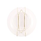 5pcs Wall Display Plates Hanger W Type Dish Spring Holder Invisible Hook For    