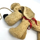 Vintage 1950s Bantam Plush Morgan Dog Garry Moore Show Tan Stuffed Animal Read